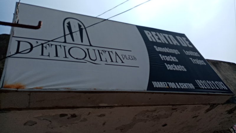 D'etiqueta, renta de trajes en Coatzacoalcos