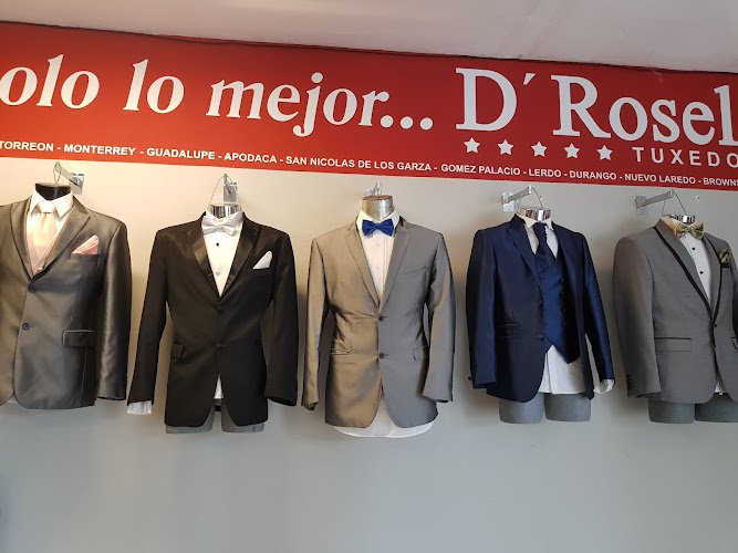 D'rosel Tuxedo, renta de trajes en Monclova