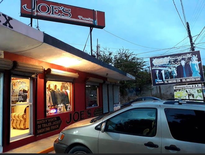 Joe’s Tuxedos, renta de trajes en Nuevo Laredo
