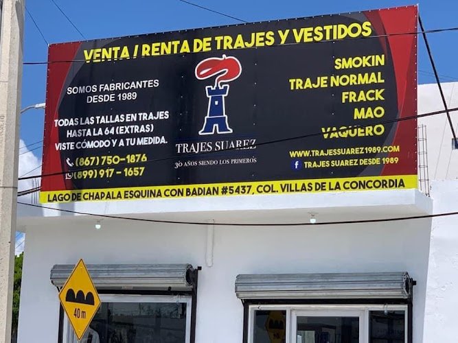 Trajes Suárez Desde 1989, renta de trajes en Nuevo Laredo