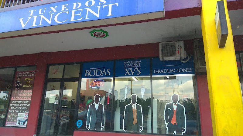 Tuxedos Vincent, renta de trajes en Tijuana